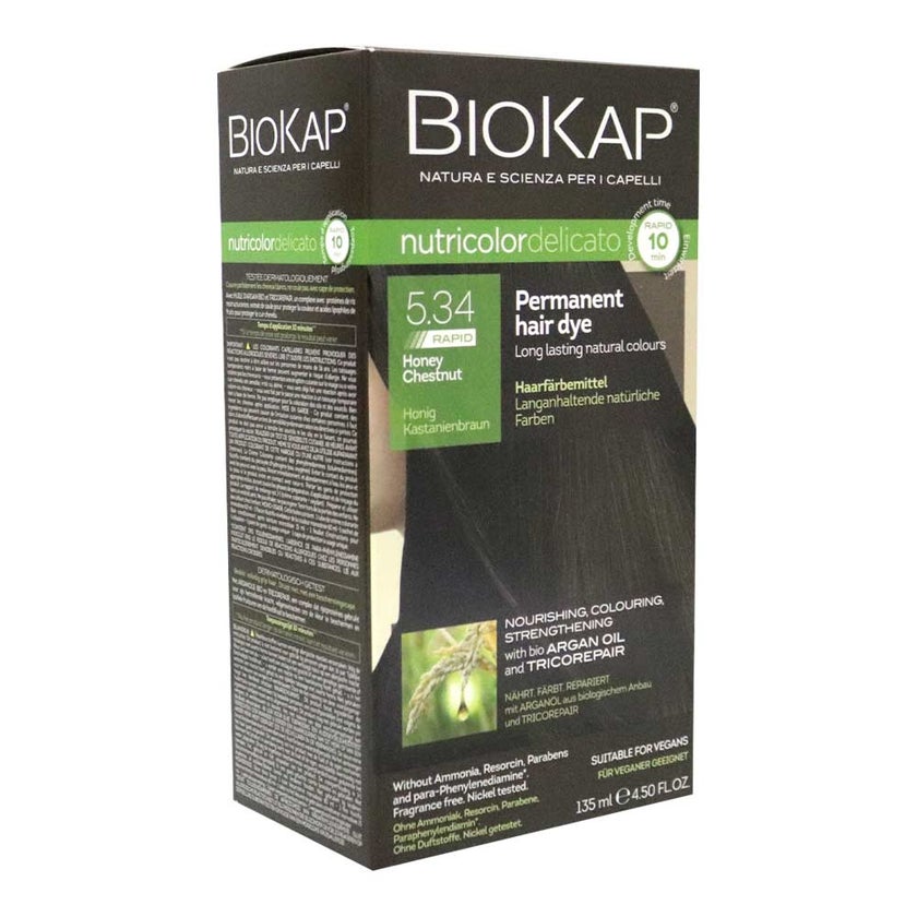 Biokap Nutricolor Delicato Rapid 5.34 Honey Chestnut 135ml