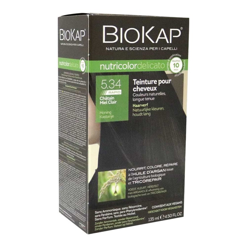 Biokap Nutricolor Delicato Rapid 5.34 Honey Chestnut 135ml
