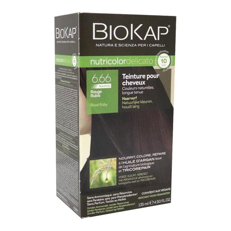 Biokap Nutricolor Delicato Rapid 6.66 Ruby Red 135 mL