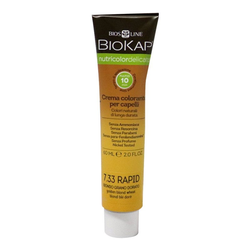 Biokap Nutricolor Delicato Rapid 7.33 Golden Blond Wheat 135 mL