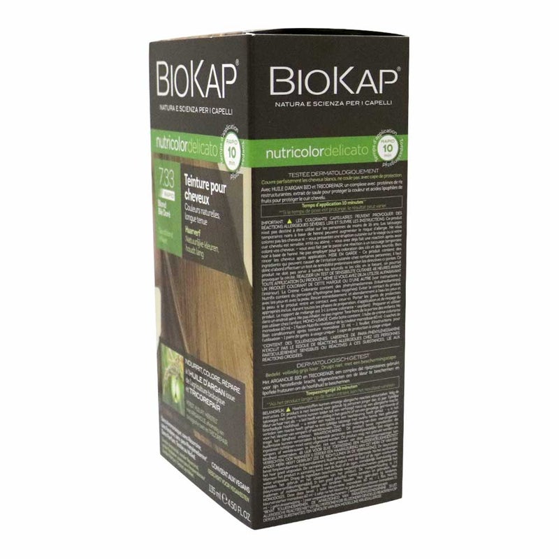 Biokap Nutricolor Delicato Rapid 7.33 Golden Blond Wheat 135 mL