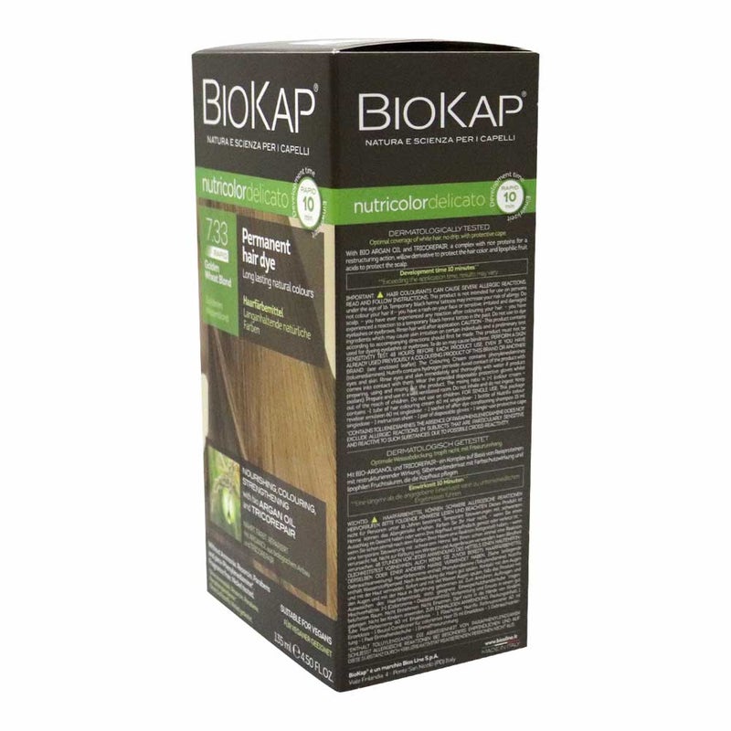 Biokap Nutricolor Delicato Rapid 7.33 Golden Blond Wheat 135 mL