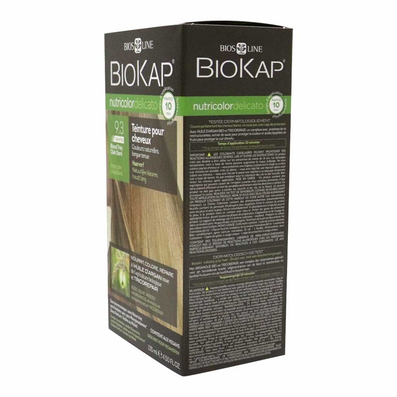 Biokap Nutricolor Delicato Rapid 9.3 Extra Light Golden Blond 135 mL