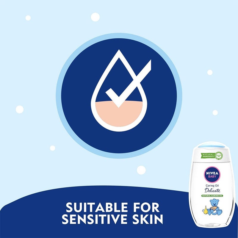 Nivea Baby Delicate Caring Oil 200 mL