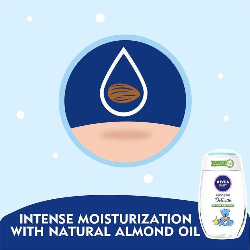 Nivea Baby Delicate Caring Oil 200 mL