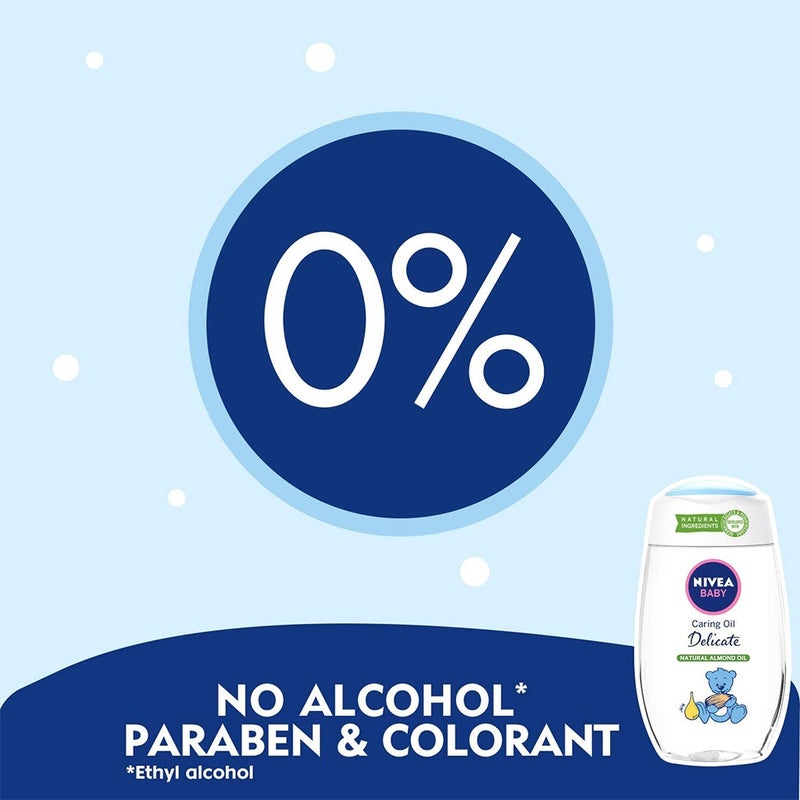 Nivea Baby Delicate Caring Oil 200 mL