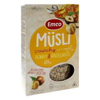Emco Crunchy Musli With Honey and Nuts 375 g Promo