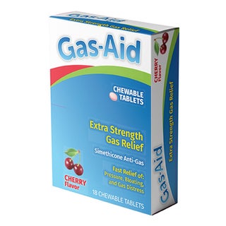 Gas Aid Chewable Tablet Cherry Flavor 18's