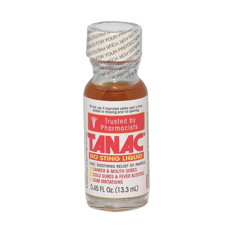 Tanac No Sting Mouth Sores Liquid 13.3 mL