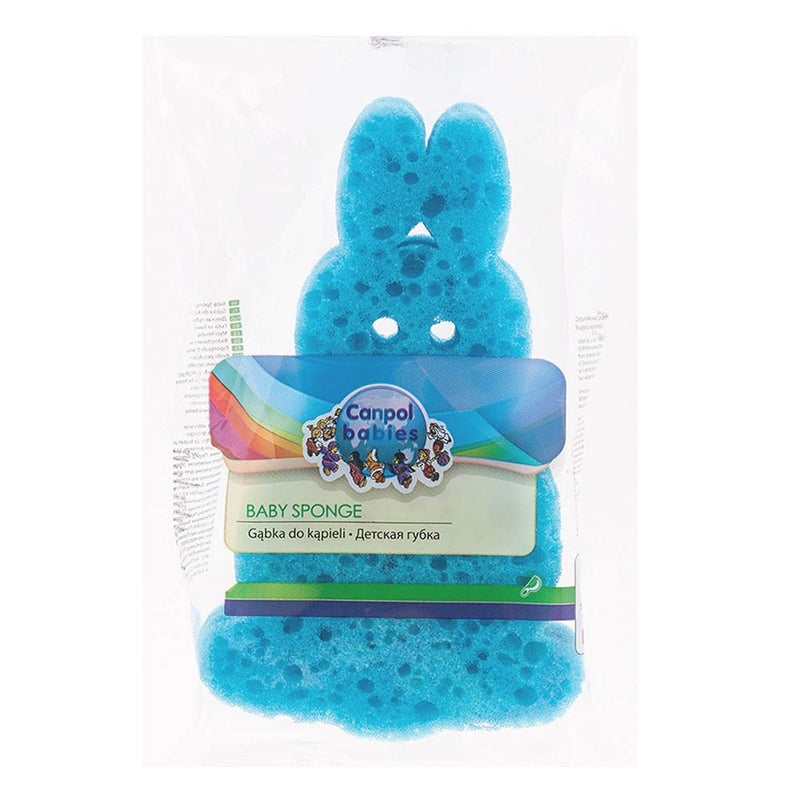Canpol Babies Animal Shape Baby Bath Sponge Blue 43/104