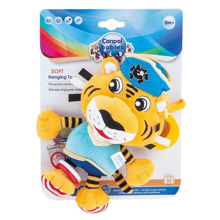 Canpol Babies Baby Toy Pirates Friends Soft Hanging Tiger 68/035