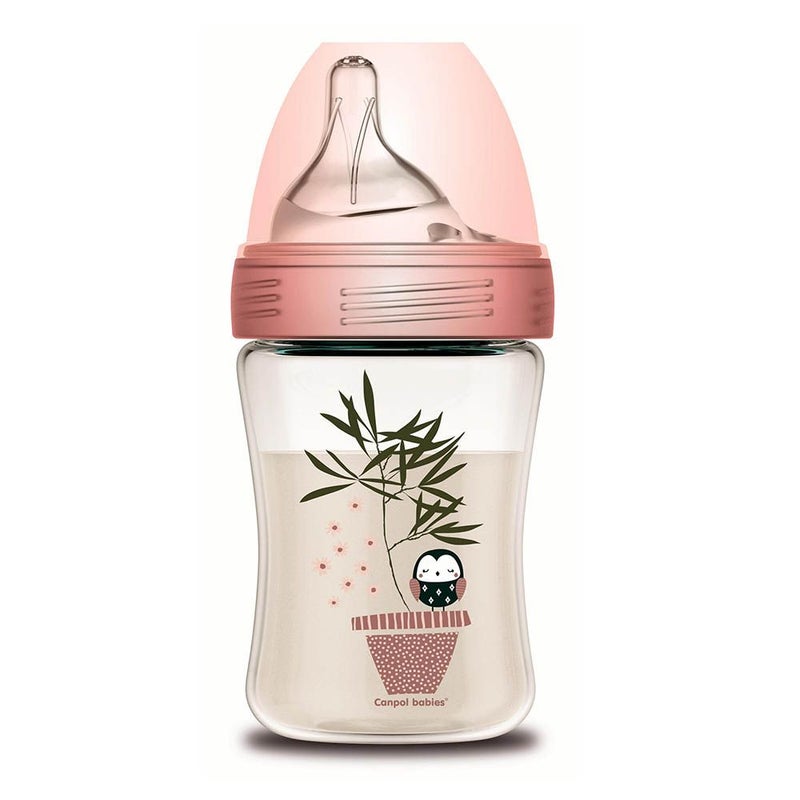 Canpol Babies Haberman Anti-colic Baby Bottle Pink 260 mL 1/098