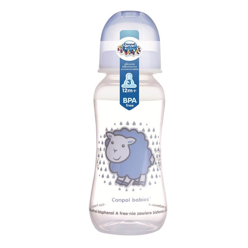 Canpol Babies Happy Farm Sheep Design Baby Feeding Bottle 250 mL 59/200