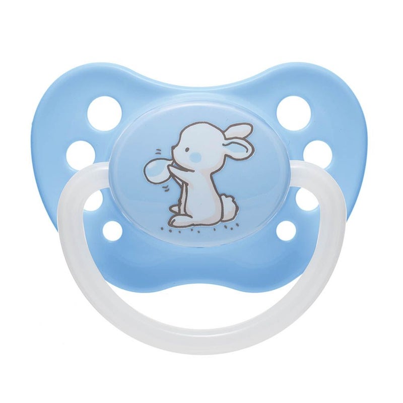 Canpol Babies Little Cutie Orthodontic Silicone Soother Blue 0-6 Months 23/262
