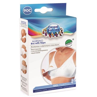 Canpol Babies Maternity Classic Nursing Bra with Flaps White 1's 90C 26/762