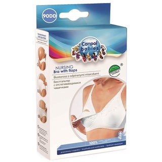 Canpol Babies Maternity Classic Nursing Bra with Flaps White 1's 90DD 26/770