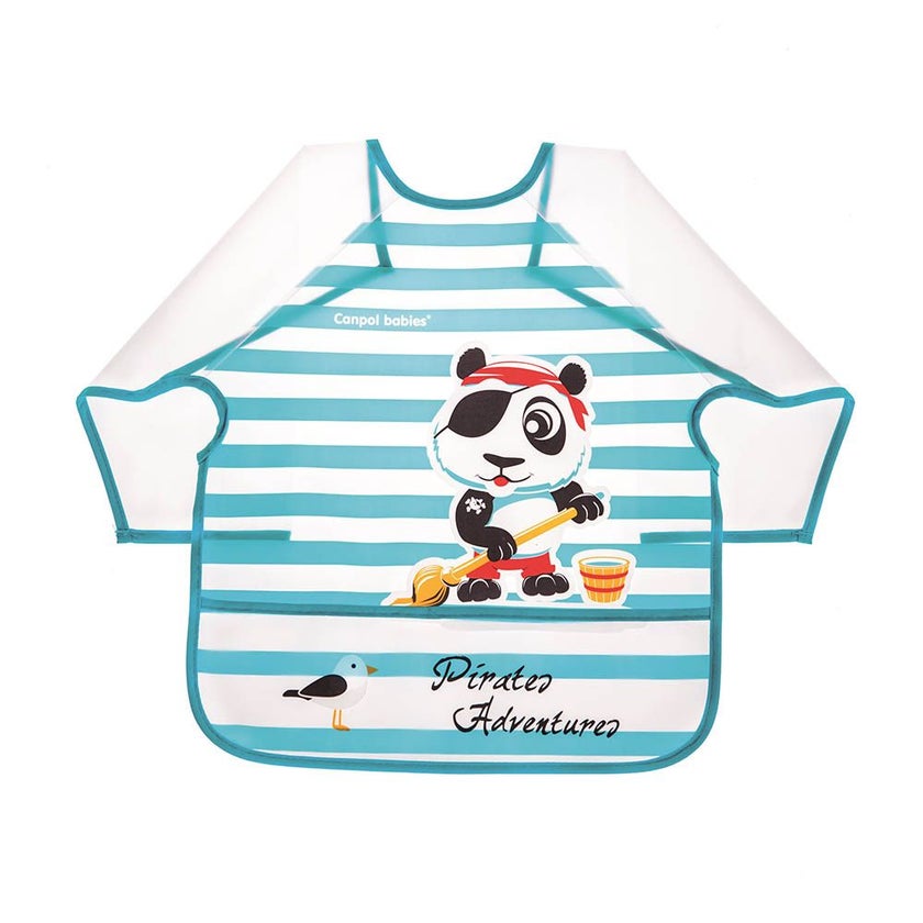 Canpol Babies Pirates Friends Apron with Sleeves for Boys 9/230