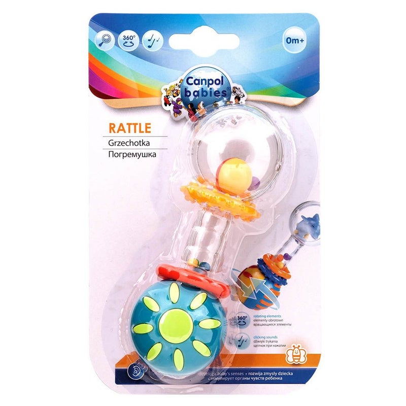 Canpol Babies Rattle with Ticking Sphere Baby Toy Balls 2/457