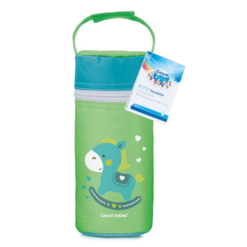 Canpol Babies Toy Collection Design Baby Bottle Temperature Insulator Green 69/008