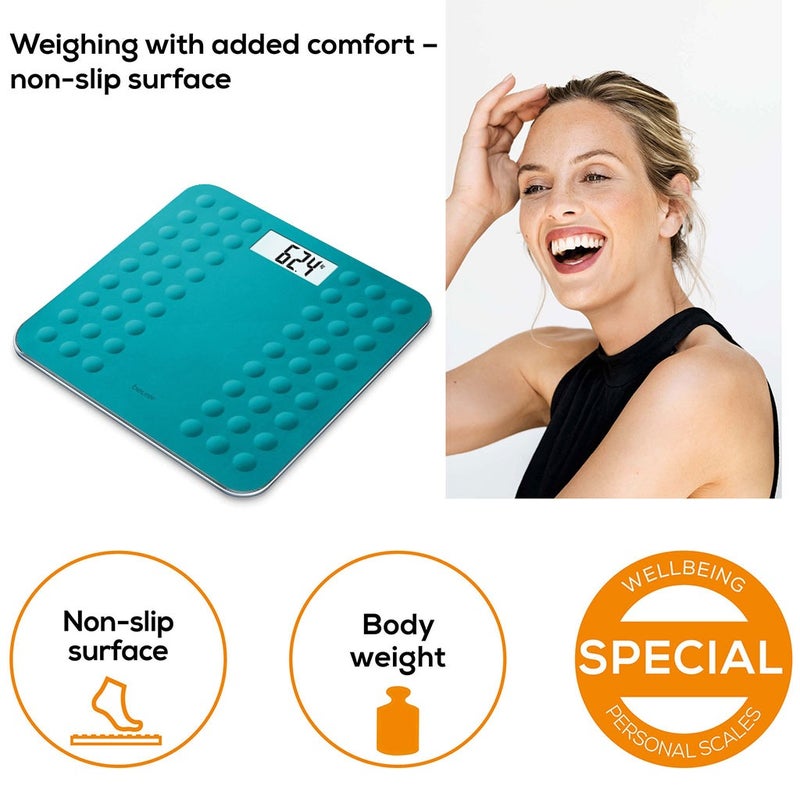 Beurer GS300 Digital Glass Scale and KS19 Kitchen Scale Bundle Pack
