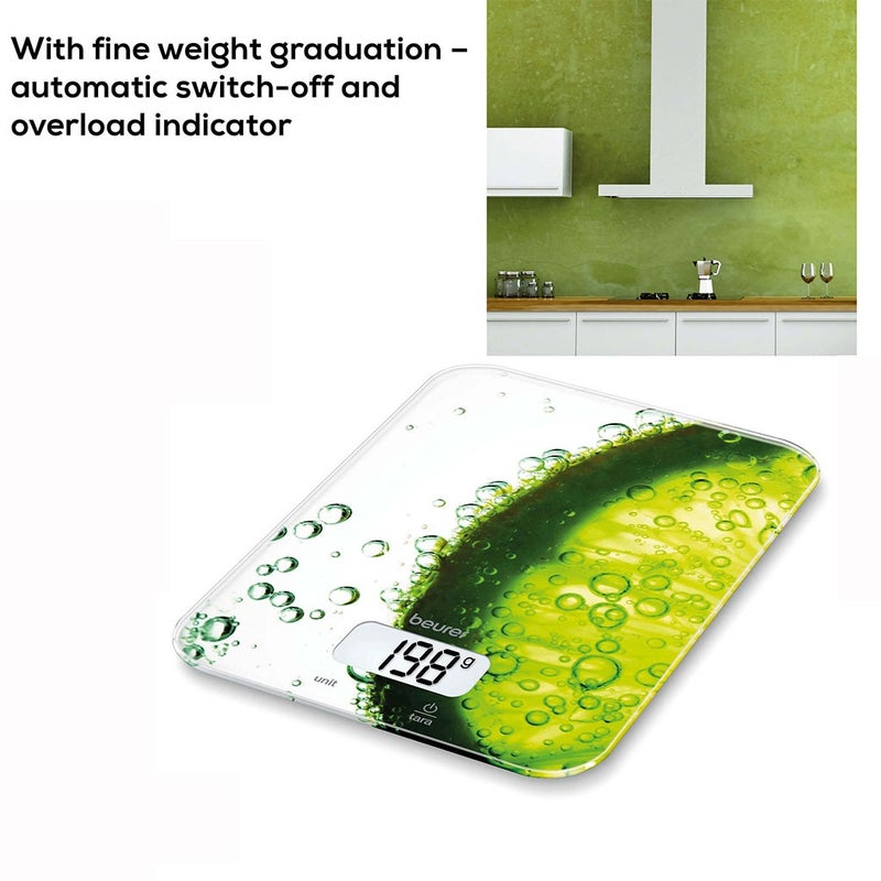Beurer GS300 Digital Glass Scale and KS19 Kitchen Scale Bundle Pack