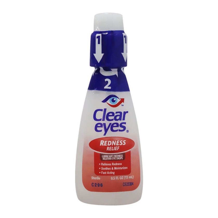 Clear Eyes Redness Relief Eye Drops 15ml