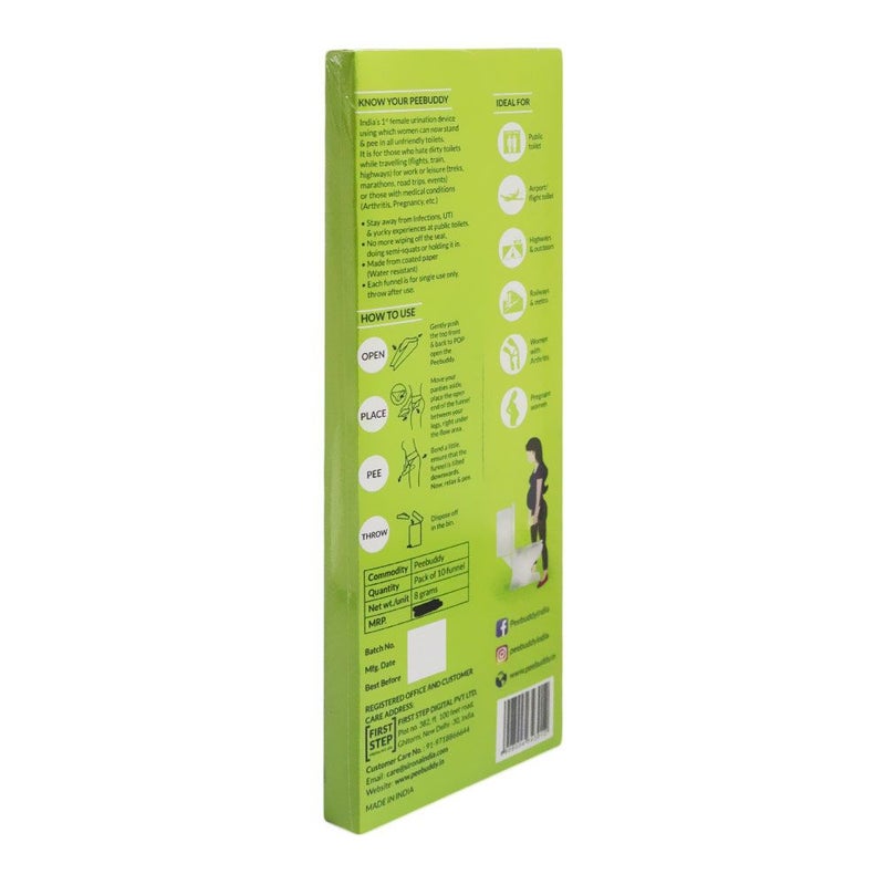 Pee-Buddy Portable Female Urination Device 10's