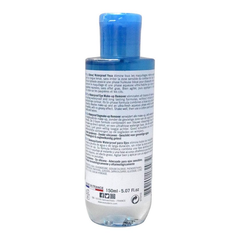 Evoluderm Waterproof Eye Make-Up Remover 150ml 18297