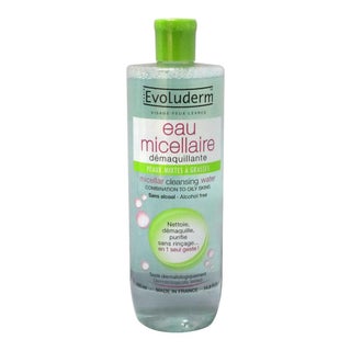 Evoluderm Micellar Water For Combination to Oily Skin 500 mL 15250