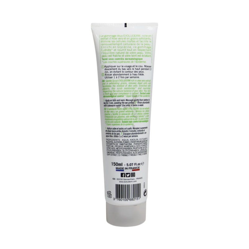 Evoluderm Aloe Vera Extract Gentle Scrub 150 mL 13222