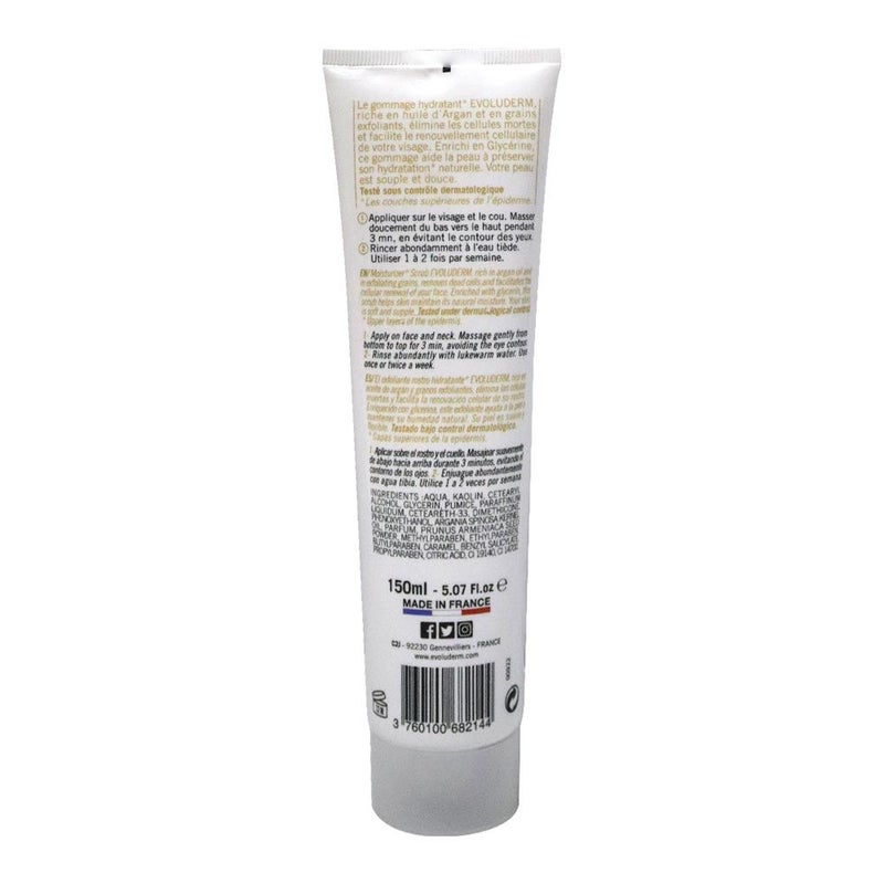 Evoluderm Argan Face Scrub 150 mL 13224 
