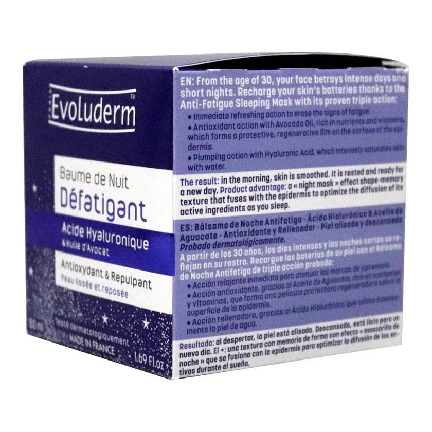 Evoluderm Anti-Fatigue Sleeping Mask 50ml 18350