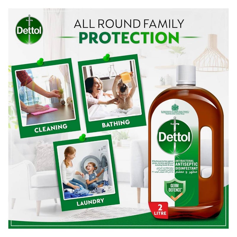 Dettol Antibacterial & Antiseptic Disinfectant Liquid 2L