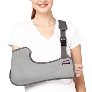 Tynor Pouch Arm Sling For Right/Left Arm, Medium Size - Grey, Pack of 1’s