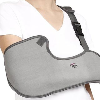 Tynor Pouch Arm Sling For Right/Left Arm, XL Size - Grey, Pack of 1’s