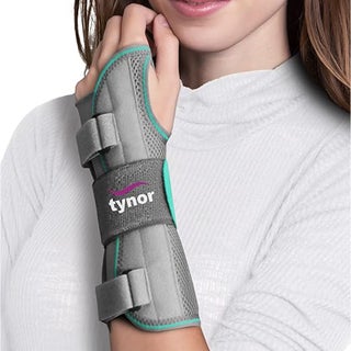 Tynor Wrist & Forearm Splint For Left/Right Wrist, Medium Size - Grey, Pack of 1’s