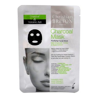 Christian Breton Paris Charcoal Sheet Face Masks 1274, Pack of 3's