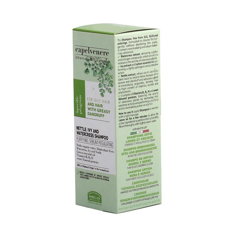 Helan Genova Capelvenere Nettle, Ivy & Watercress Bio Shampoo 200 mL