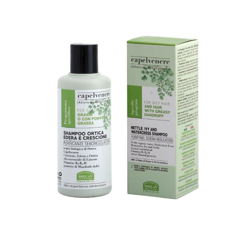 Helan Genova Capelvenere Nettle, Ivy & Watercress Bio Shampoo 200 mL