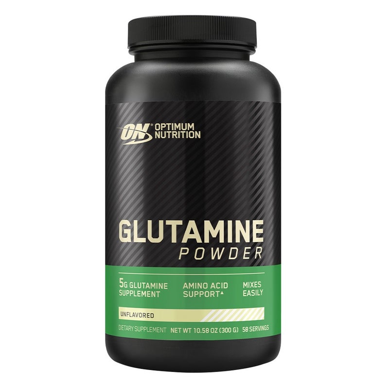 Optimum Nutrition 5g Glutamine Powder Unflavored 300g - 58 Servings 