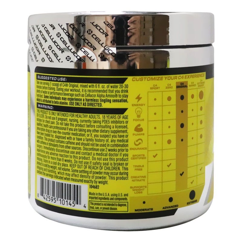 Cellucor C4 Original ID Series Pre-Workout Fruit Punch 30 Servings