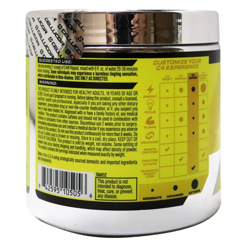 Cellucor C4 Ripped ID Series Pre-Workout Cherry Limeade 30 Servings