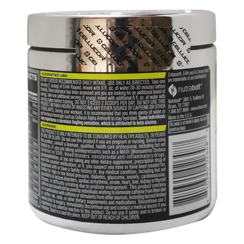 Cellucor C4 Ripped ID Series Pre-Workout Tropical Punch 30 Servings