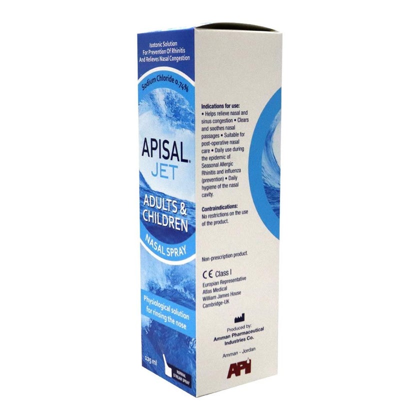 Apisal Jet Adult & Children Nasal Spray 125ml