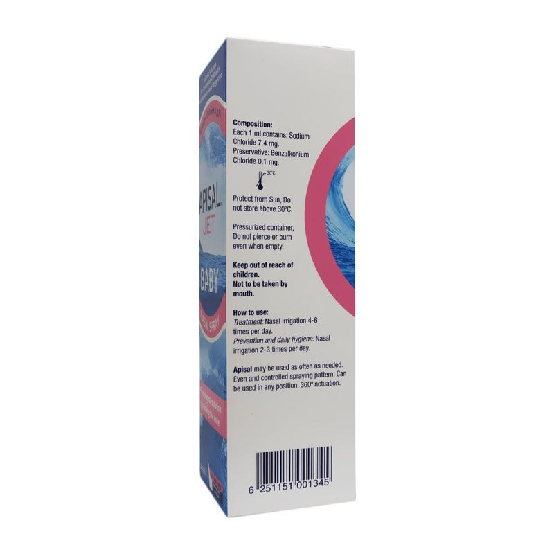 Apisal Jet Baby Nasal Spray 125 mL