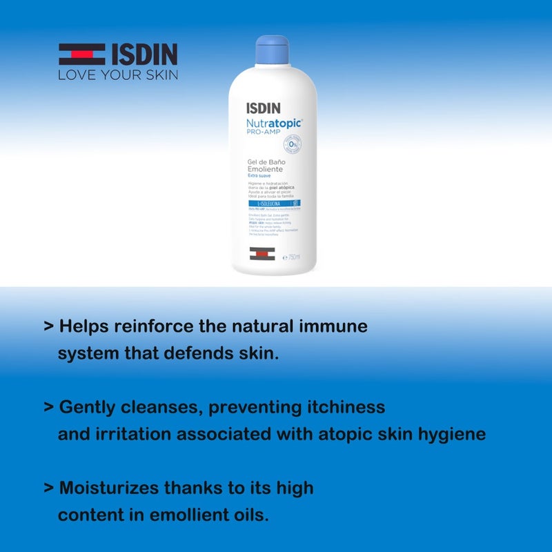Isdin Nutratopic Pro-AMP Emollient Bath Gel 400 mL