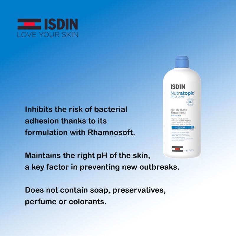 Isdin Nutratopic Pro-AMP Emollient Bath Gel 400 mL
