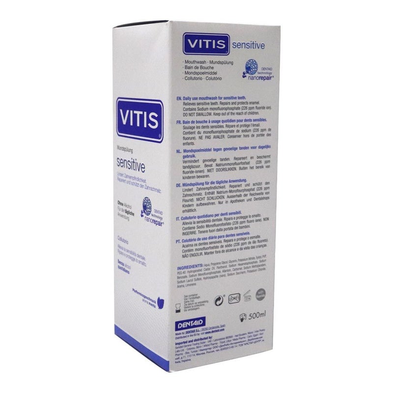 Vitis Sensitive Mouthwash 500 mL