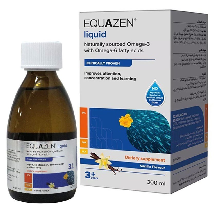 Equazen Omega-3 & Omega-6 fatty acids for 3+ years Liquid 200ml