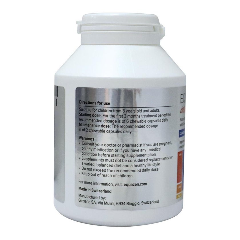 Equazen Omega-3 & Omega-6 Fatty Acids for 3+ Years Chewables, Pack of 180's